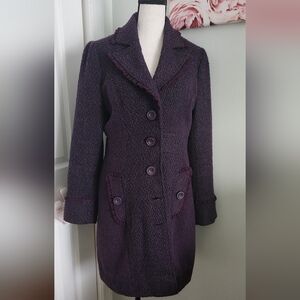 Aniina Deep Purple Trench Coat